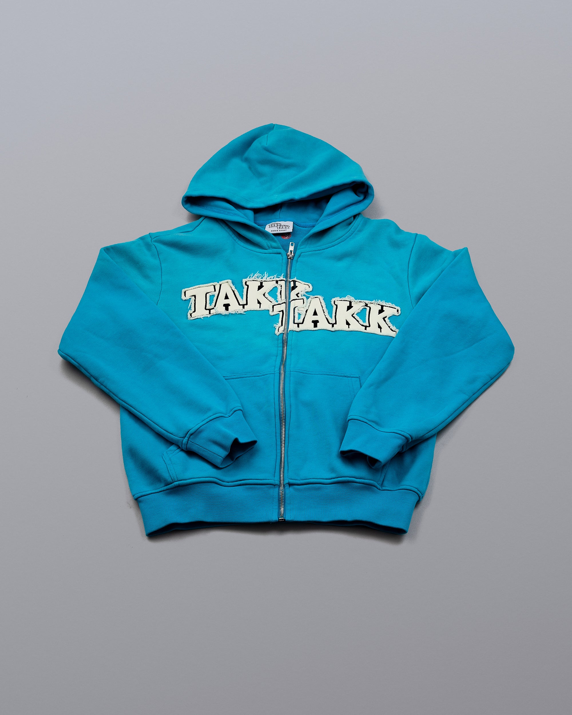 BLUE TAKK ZIP HOODIE