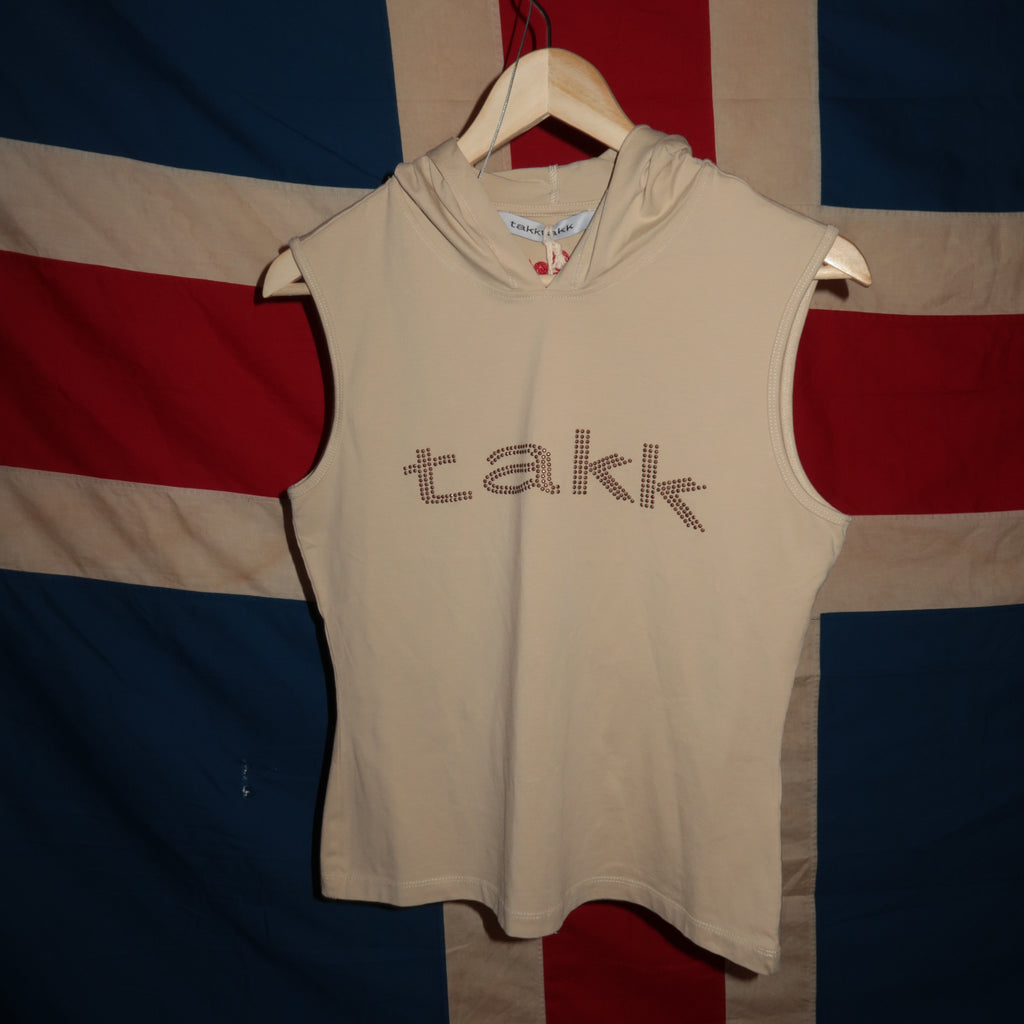 Studded "takk" Tank Hettupeysa