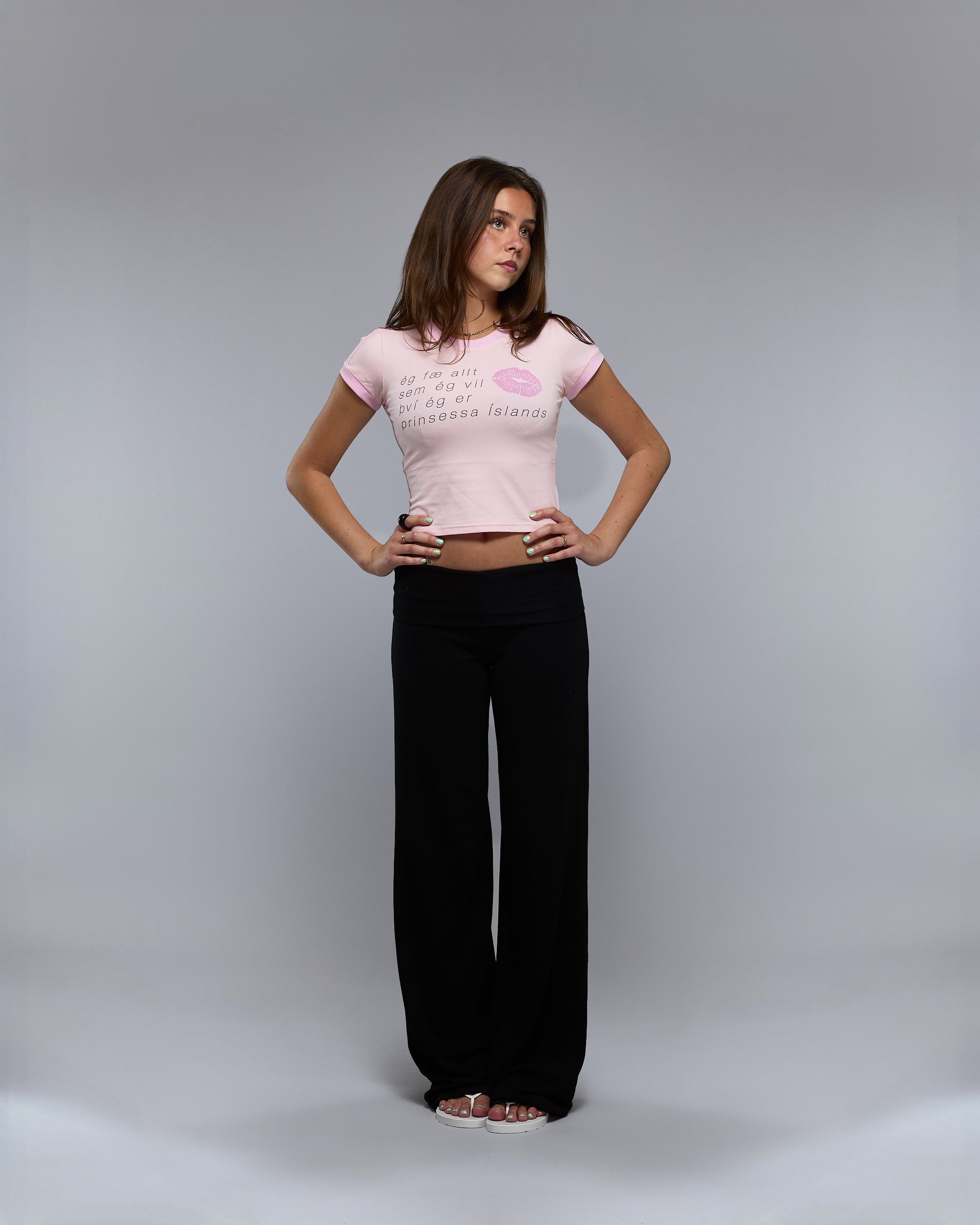 PRINSESSA ÍSLANDS CROPPED T