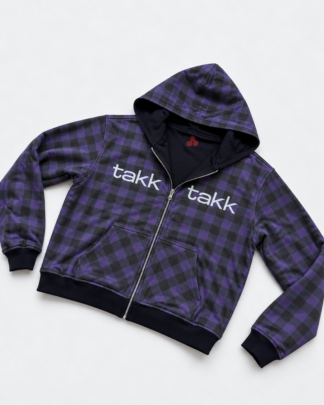 REVERSIBLE PURPLE HOODIE