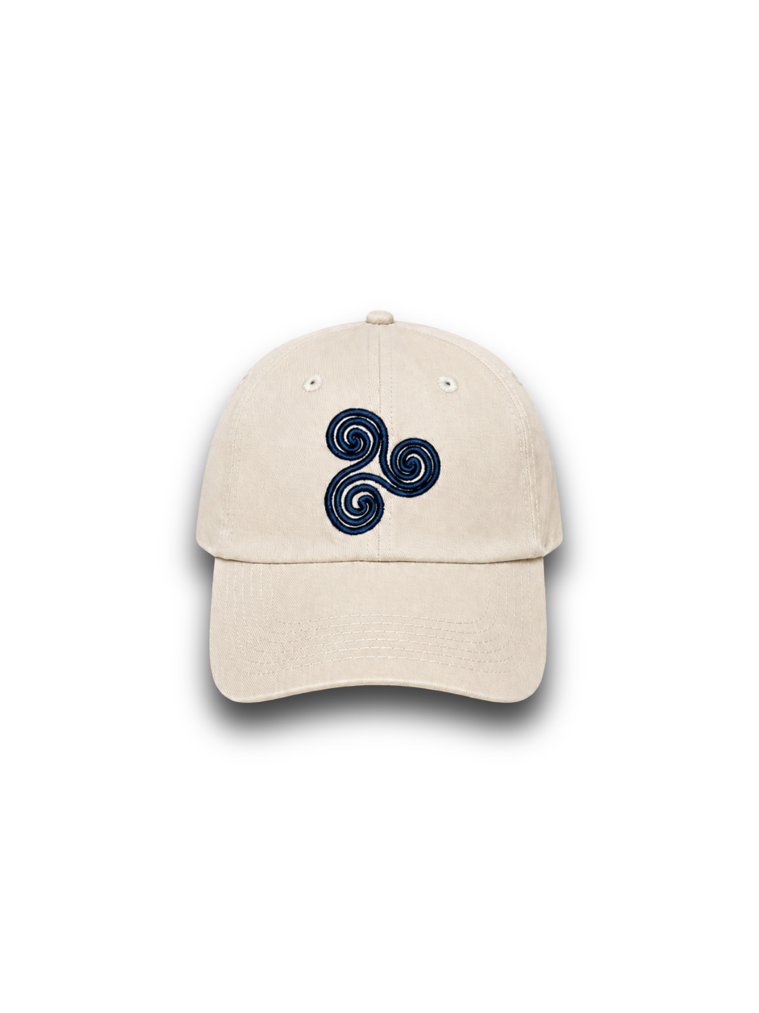 Beige Triskelion Derhúfa