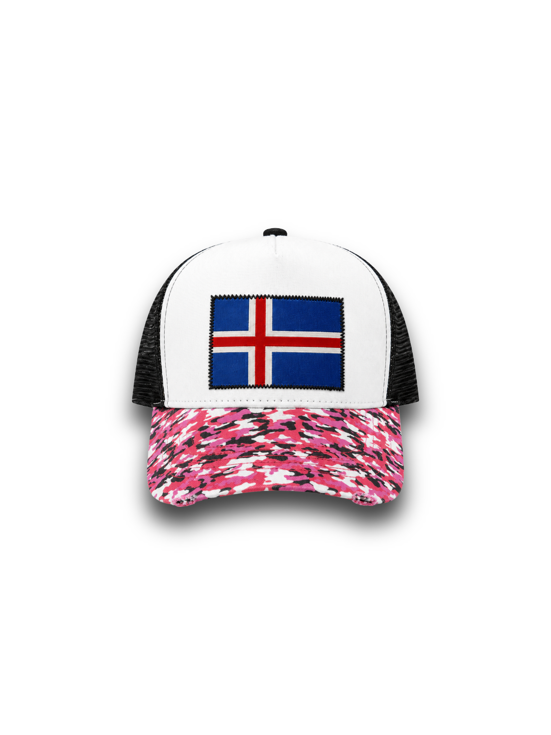 Bleik Camo Derhúfa