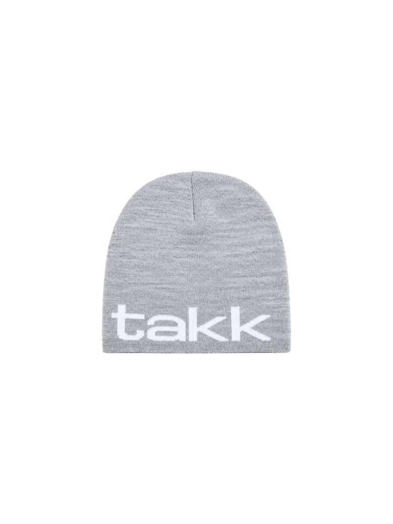 Grá takk Húfa