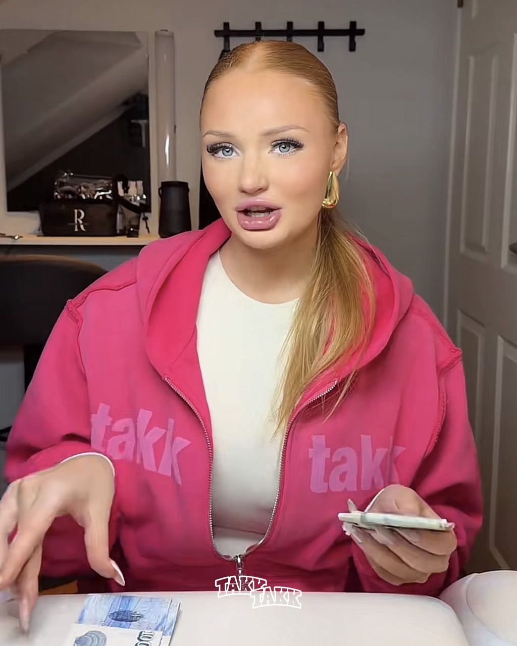 Takk takk Sunset Hoodie