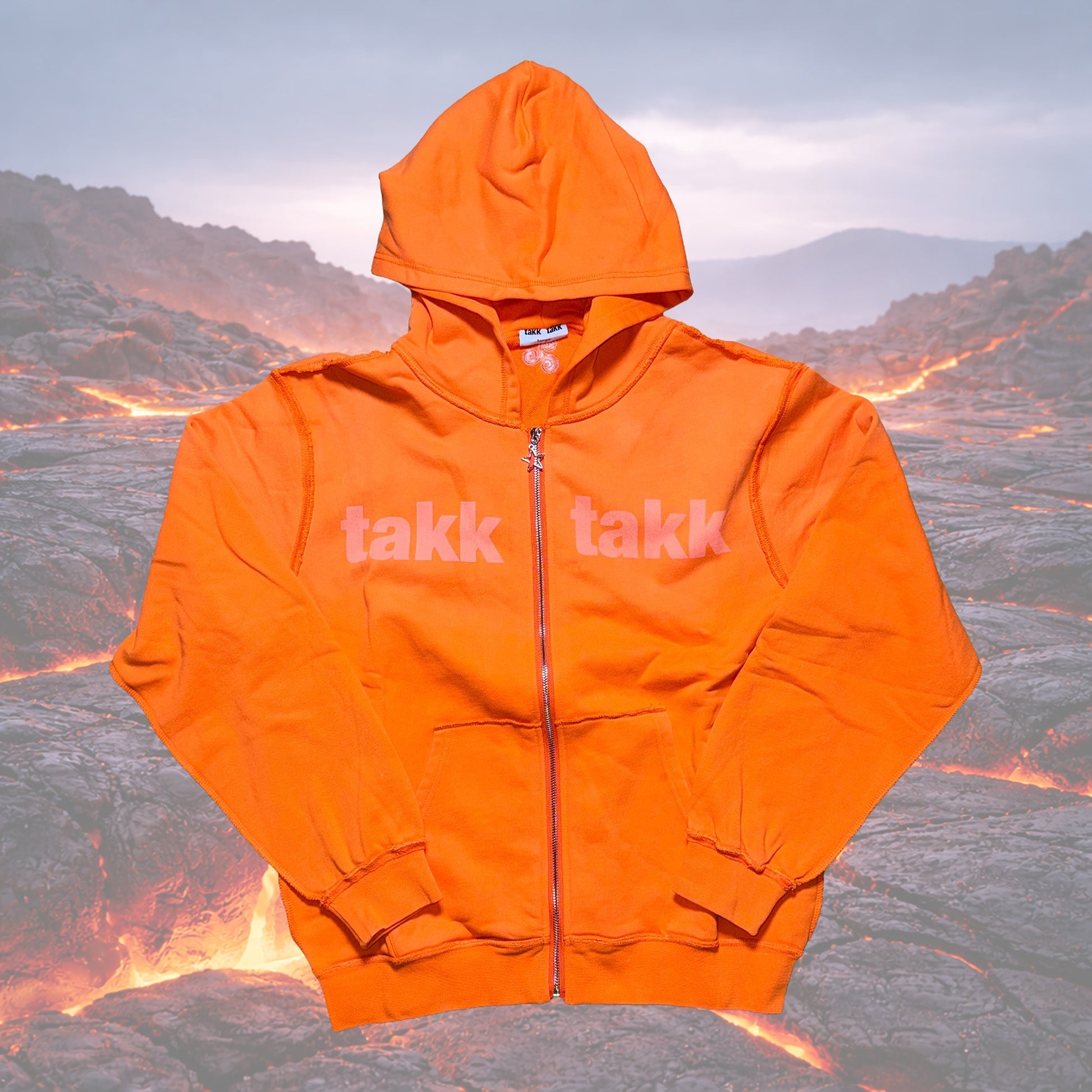 Orange Lava hoodie